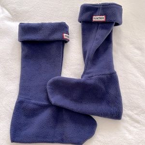 Brand New Hunter boots Fleece socks in Purple